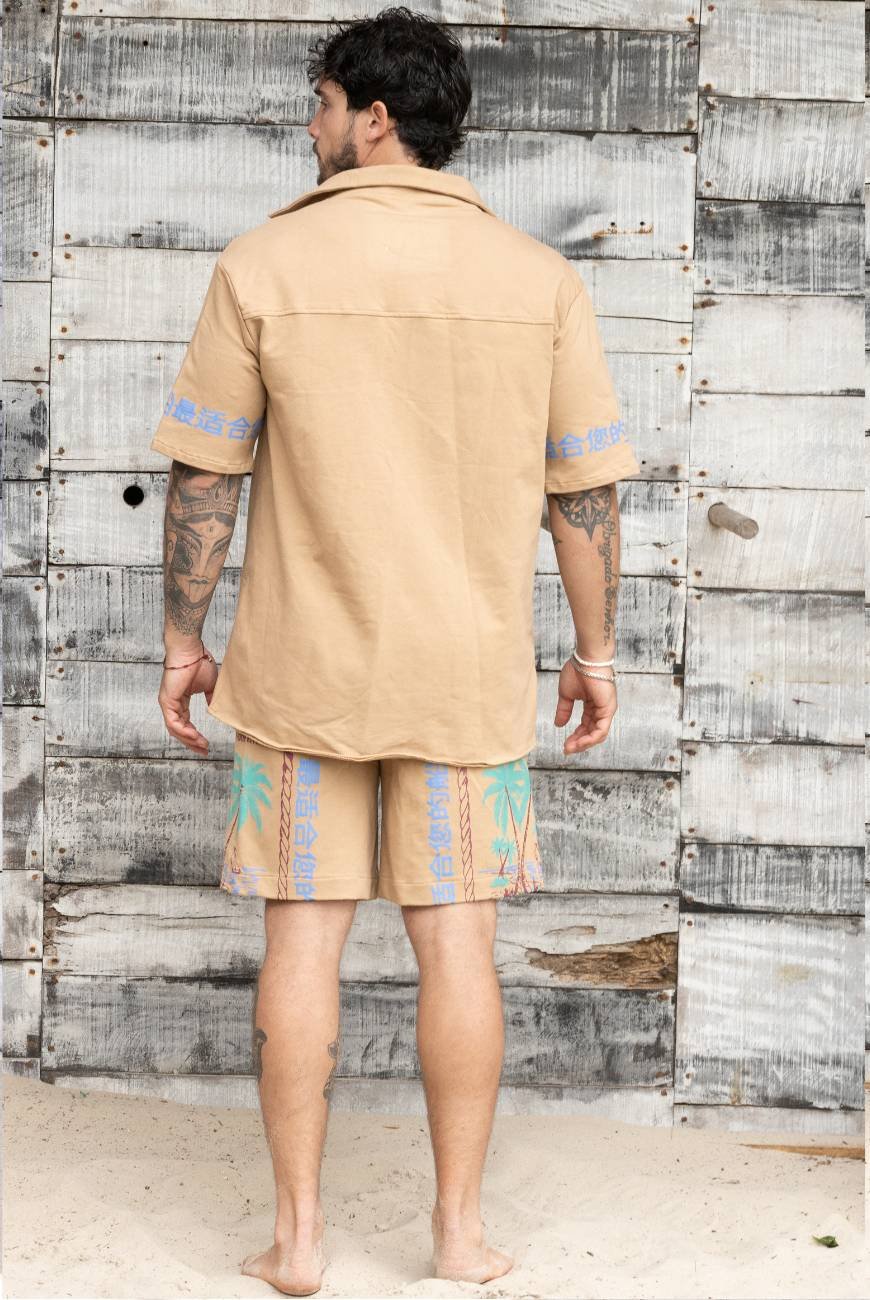 Bermuda Moletinho Sylt Kakhi - Imagem 3