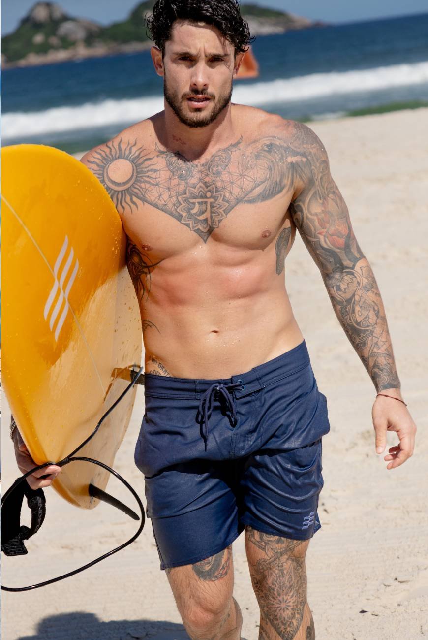 Bermuda Kitesurf Azul Escuro - Imagem 5