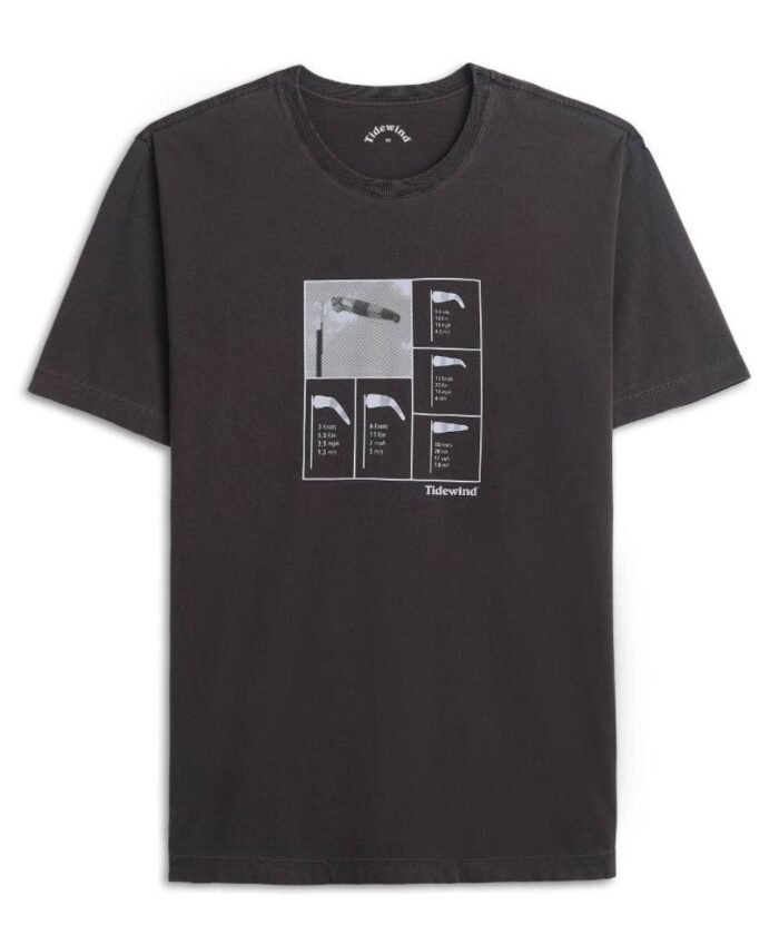 T-Shirt Biruta Marrom