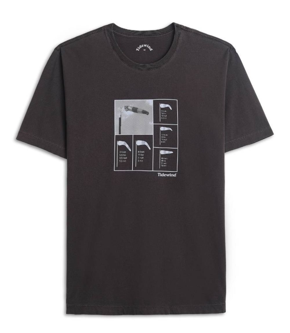 T-Shirt Biruta Marrom